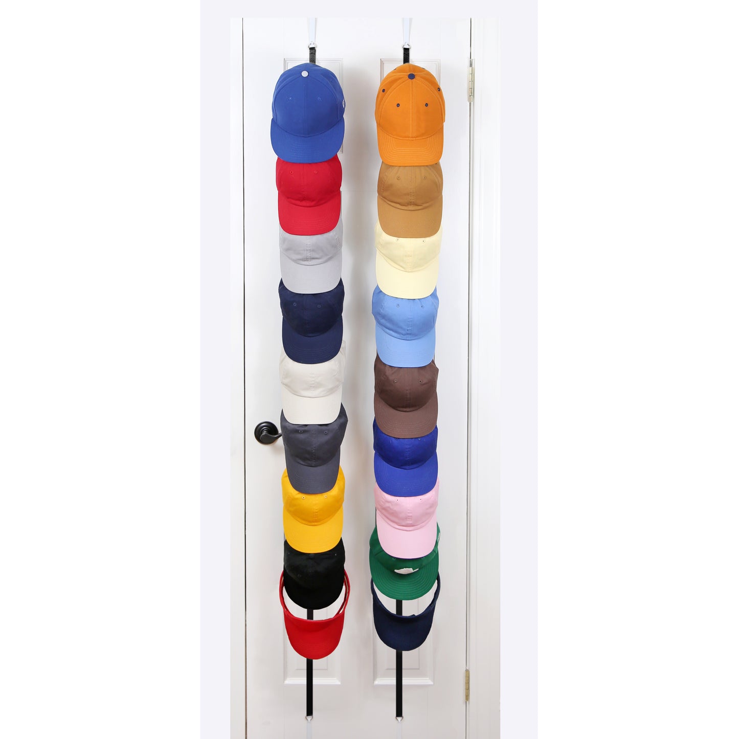 Cap Rack - Store and organize 18, 36 or up to 72 caps and visors.
